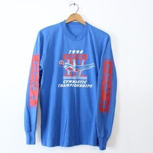 Vintage Gymnastics Championships Long Sleeve T Shirt XL
